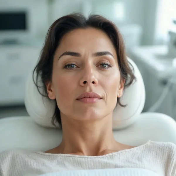 Aplicación facial de bioestimuladores de colágeno para rejuvenecimiento progresivo
