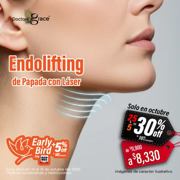 Endolifting de Papada con Láser Early Bird 2025